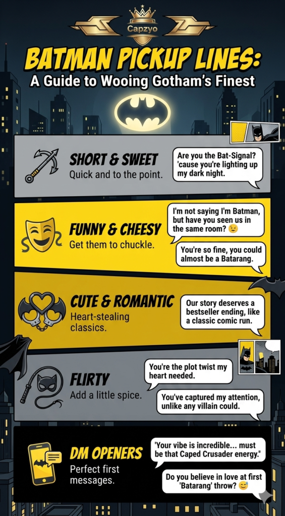 Batman Pickup Lines