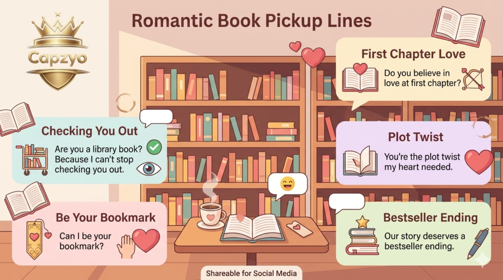 Book Pickup lines