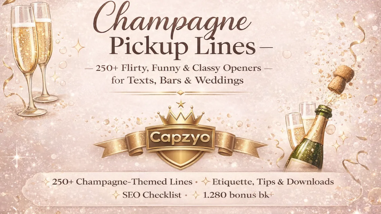 Champagne Pickup Lines