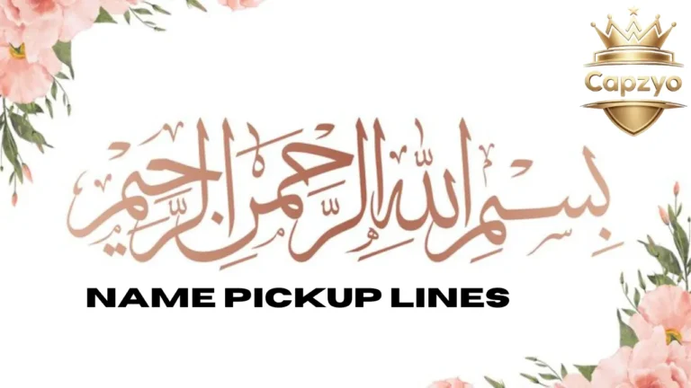Name Pickup Lines