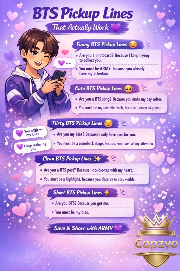 BTS Pickup Lines