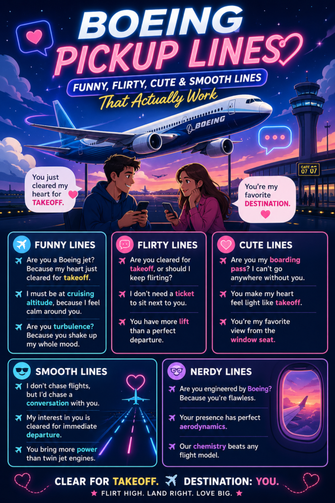 Boeing Pickup Lines 