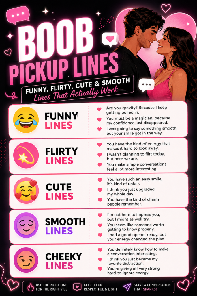 Boob Pickup Lines