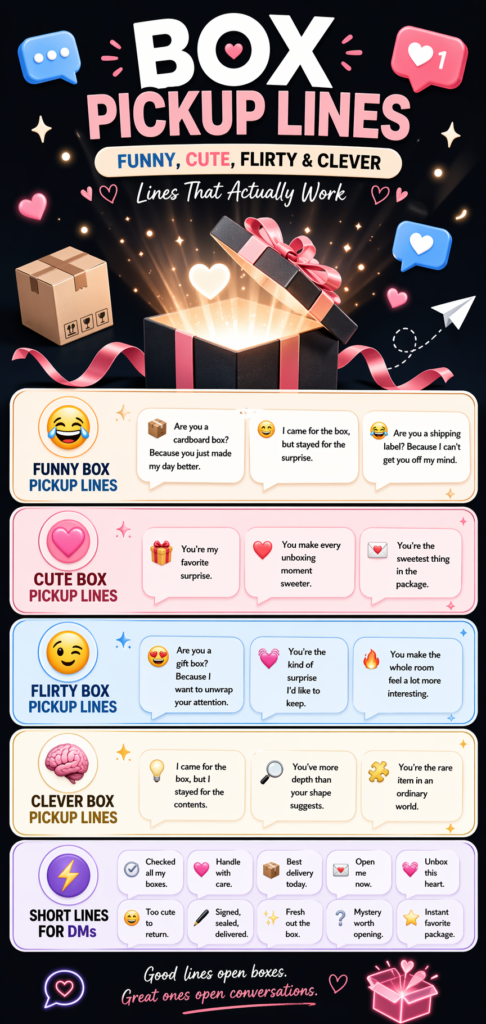 Box Pickup Lines