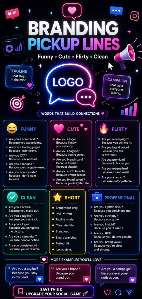 Branding Pickup Lines
