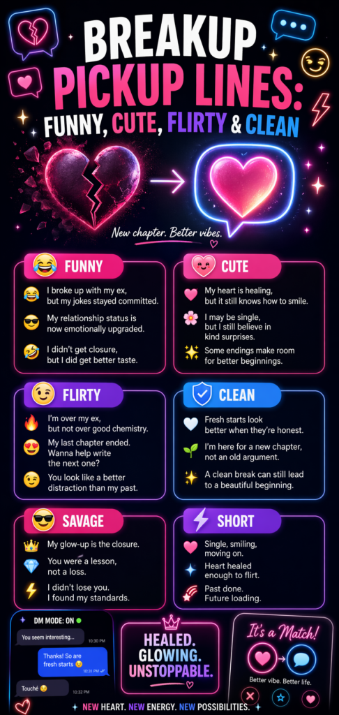 Breakup Pickup Lines