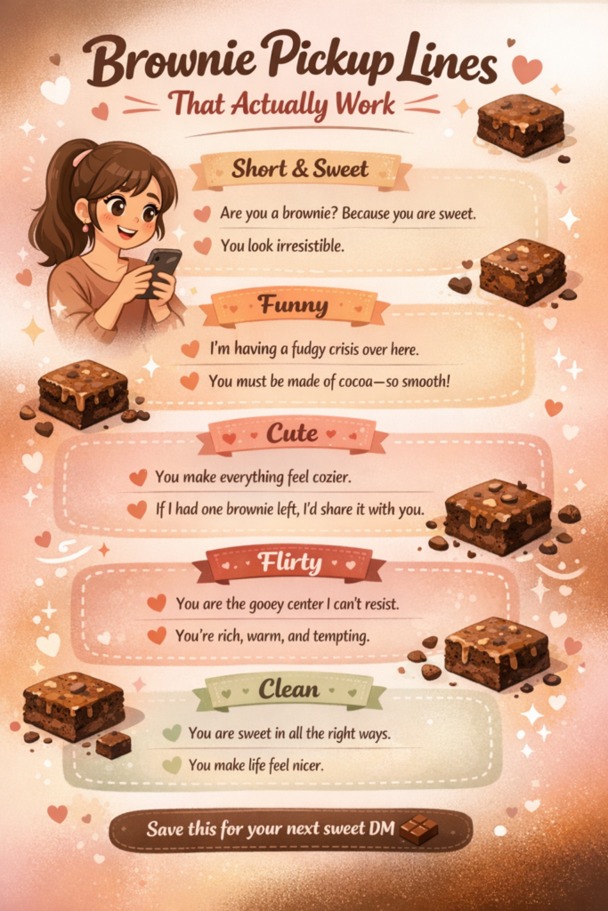 Brownie Pickup Lines