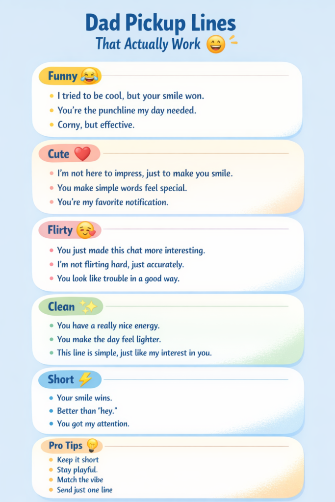 Dad Pickup Lines