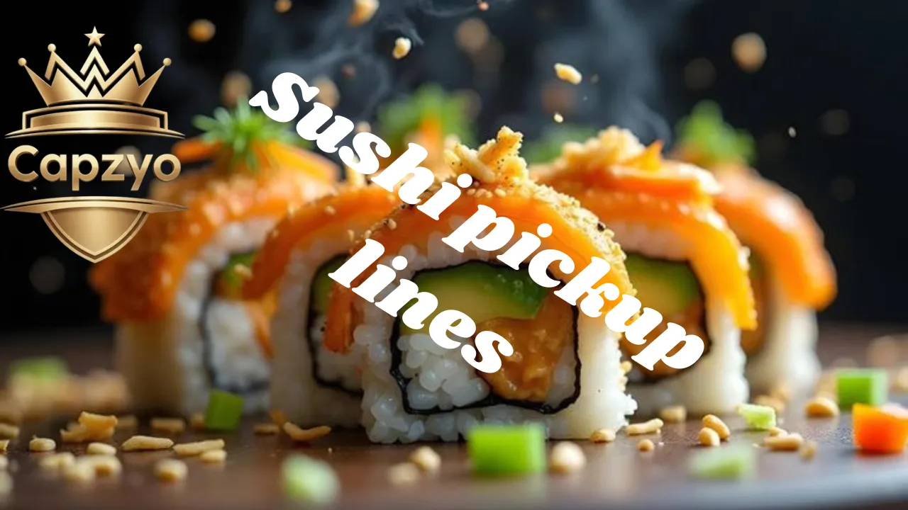 Sushi pickup lines