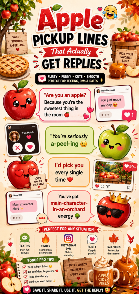 Apple Pickup Lines