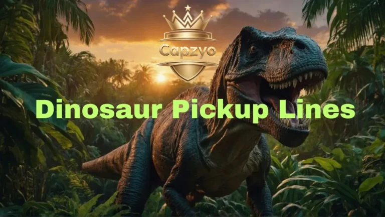 Dinosaur Pickup Lines