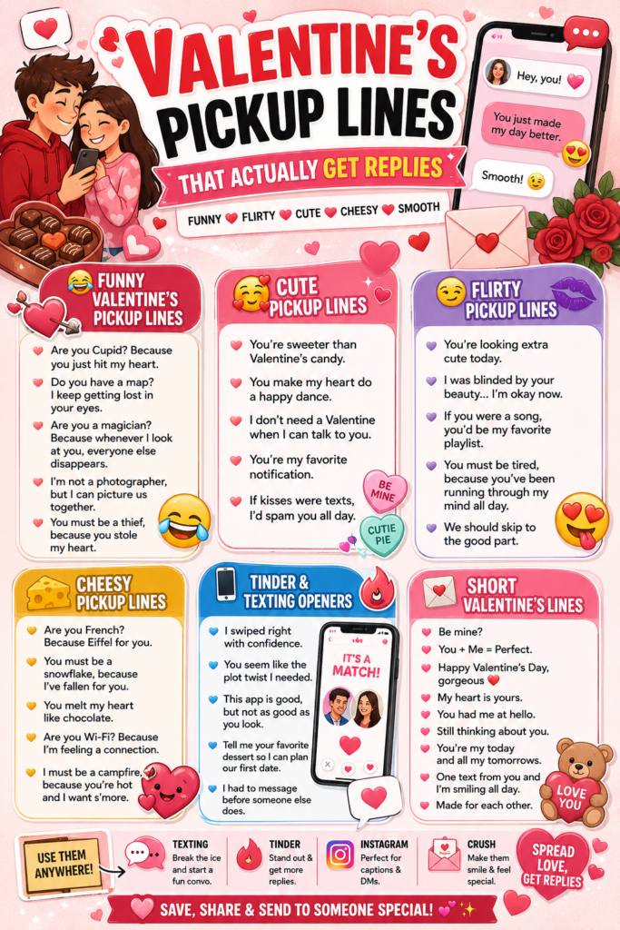 Valentine’s Pickup Lines