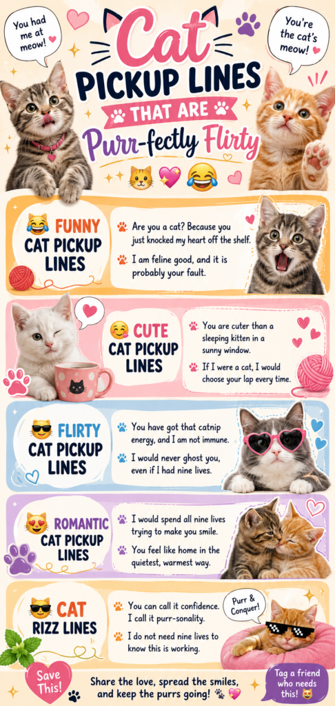 Cat Pickup Lines