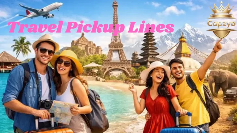 Travel Pickup Lines